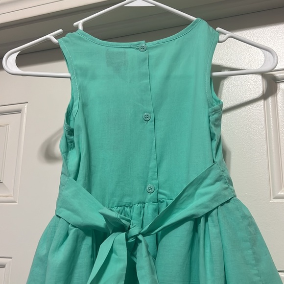 NWT Girl’s Easter dress size 6x turquoise with tulle underlay - Picture 5 of 13